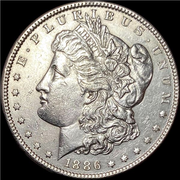 1886 Silver Morgan Dollar CLOSELY UNCIRCULATED