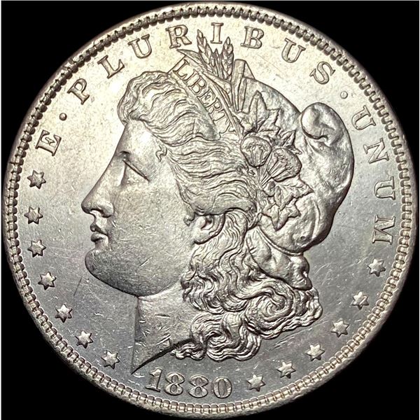 1880 Morgan Silver Dollar CLOSELY UNCIRCULATED
