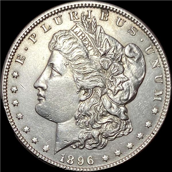 1896 Silver Morgan Dollar CLOSELY UNCIRCULATED