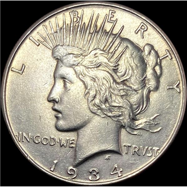 1934 Peace Silver Dollar CLOSELY UNCIRCULATED