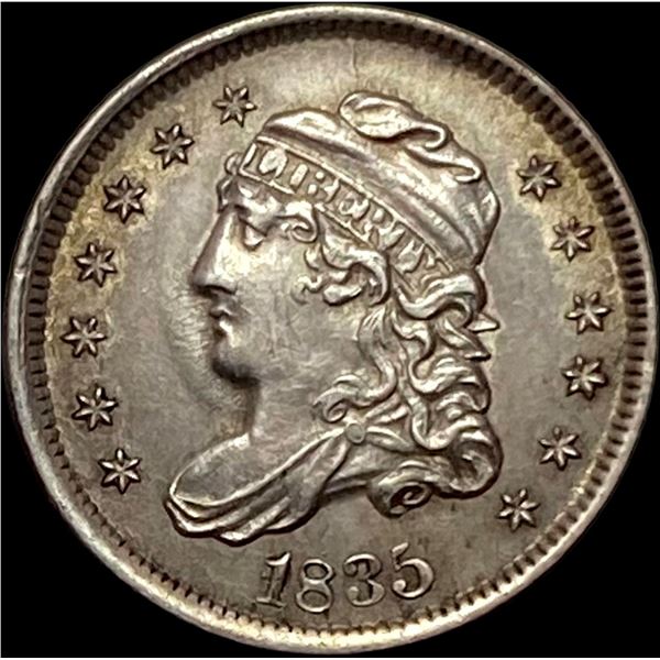 1835 Capped Bust Half Dime CLOSELY UNCIRCULATED