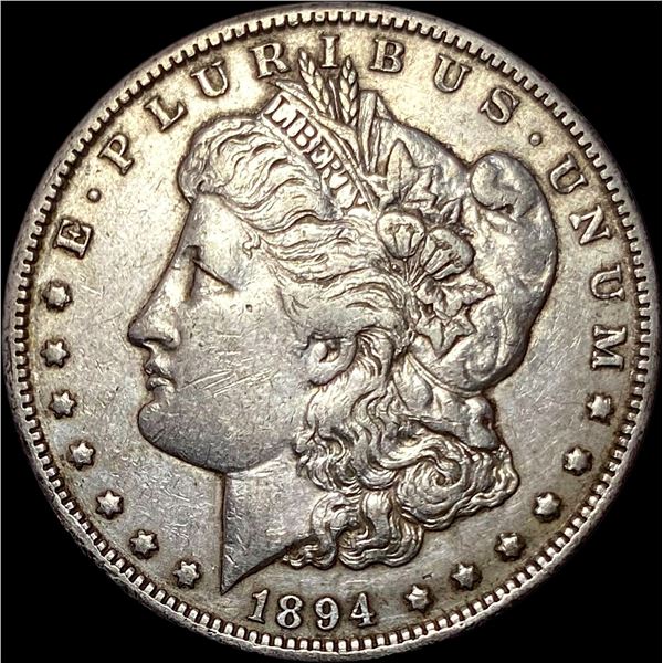 1894-O Silver Morgan Dollar NEARLY UNCIRCULATED
