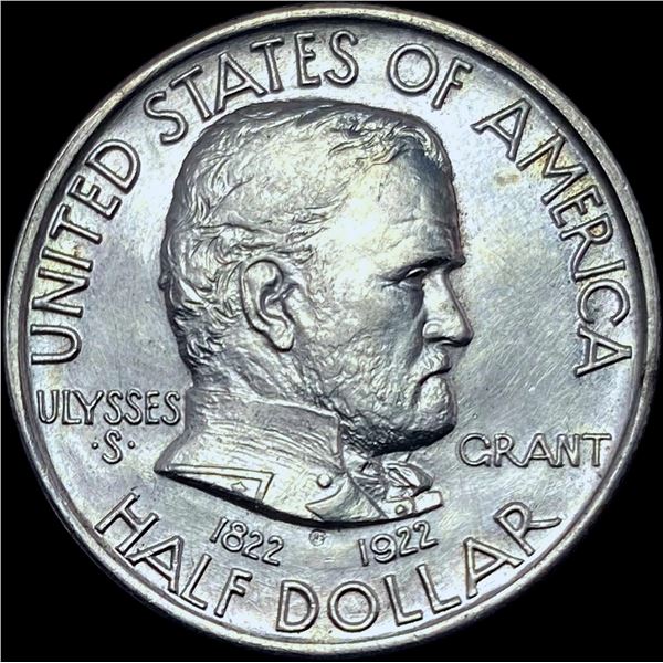 1922 Silver Grant Memorial Half Dollar GEM BU