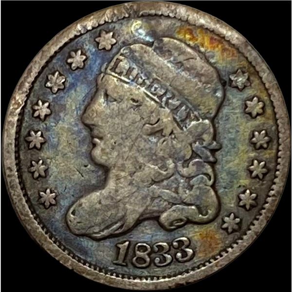 1833 Capped Bust Half Dime NICELY CIRCULATED