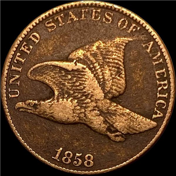 1858 Flying Eagle Cent LIGHTLY CIRCULATED