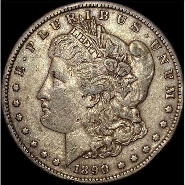 1890-S Silver Morgan Dollar NEARLY UNCIRCULATED