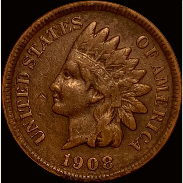 1908-S Indian Head Cent NEARLY UNCIRCULATED