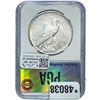 Image 2 : 1921 Silver Peace Dollar PGA MS63+