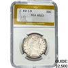 Image 1 : 1911-D Barber Half Dollar PGA MS63