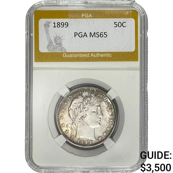 1899 Barber Half Dollar PGA MS65