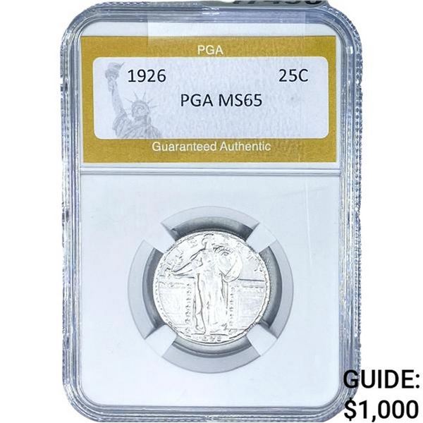 1926 Standing Liberty Quarter PGA MS65