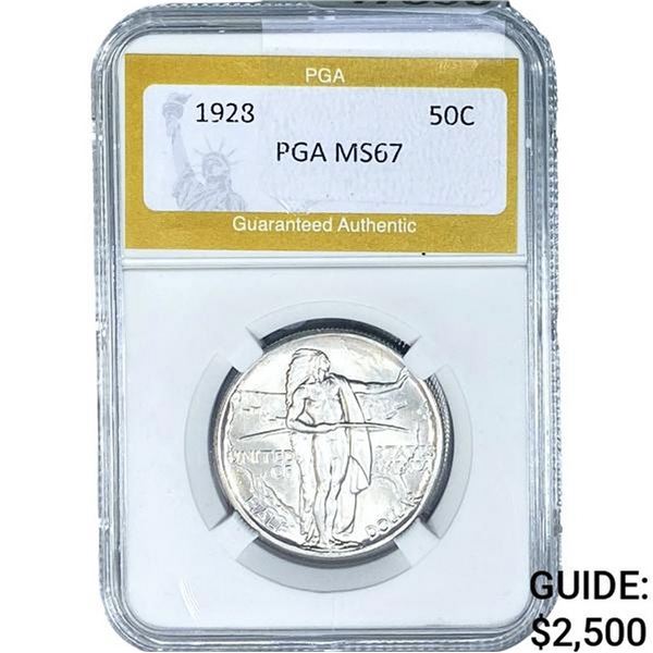 1928 Oregon Trail Half Dollar PGA MS67