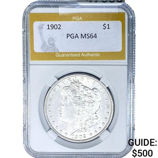 1902 Morgan Silver Dollar PGA MS64
