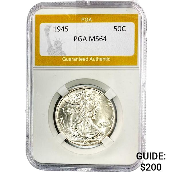 1924 Walking Liberty Half Dollar PGA MS64
