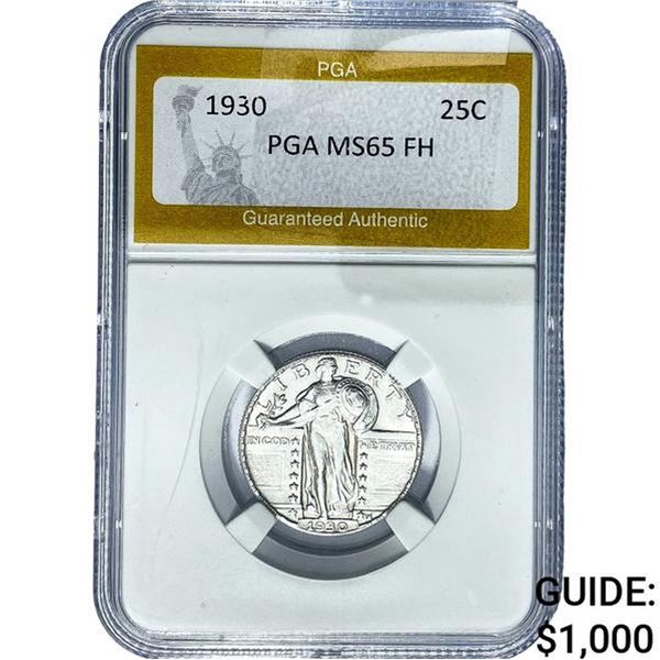 1930 Standing Liberty Quarter PGA MS65 FH