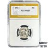 Image 1 : 1914 Buffalo Nickel PGA MS65