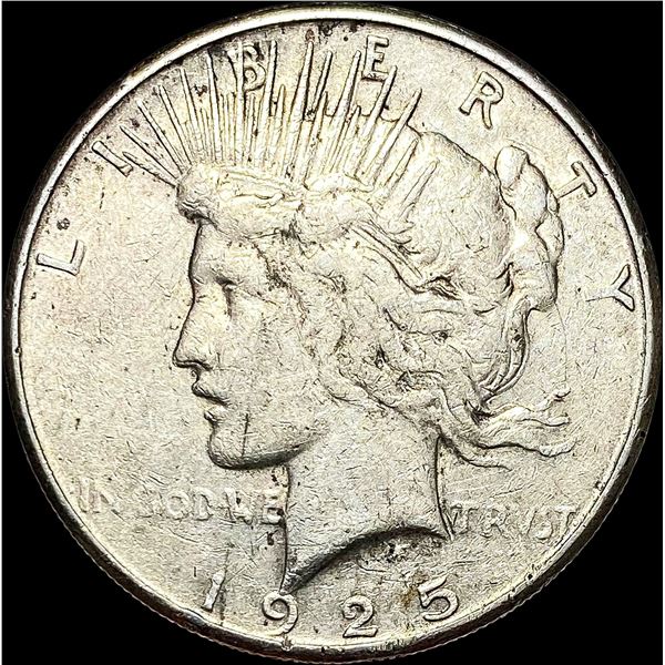 1925-S Silver Peace Dollar UNCIRCULATED