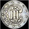 Image 2 : 1857 Silver Three-Cent Piece NEARLY UNCIRCULATED