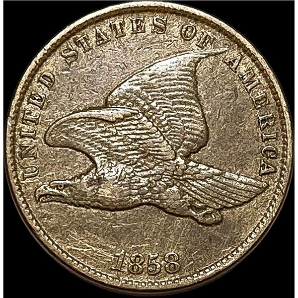 1858 Flying Eagle Cent CLOSELY UNCIRCULATED