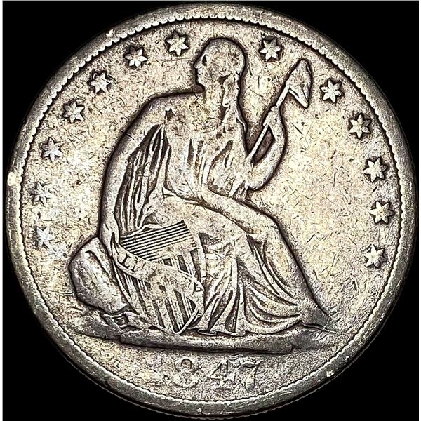 1847-O Silver Half Dollar NICELY CIRCULATED