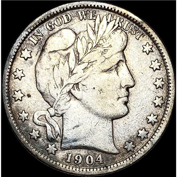 1904 Barber Half Dollar NEARLY UNCIRCULATED