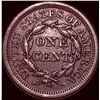 Image 2 : 1853 Braided Hair Large Cent CLOSELY UNCIRCULATED