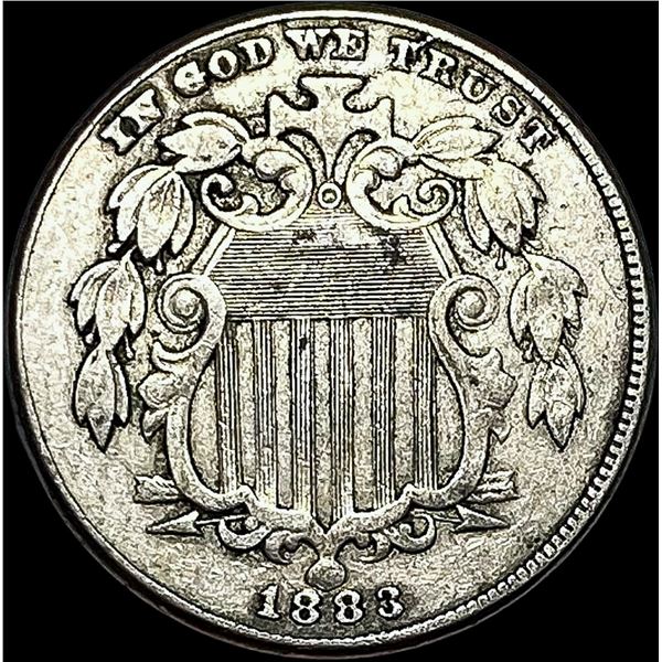 1883 Shield Nickel CLOSELY UNCIRCULATED