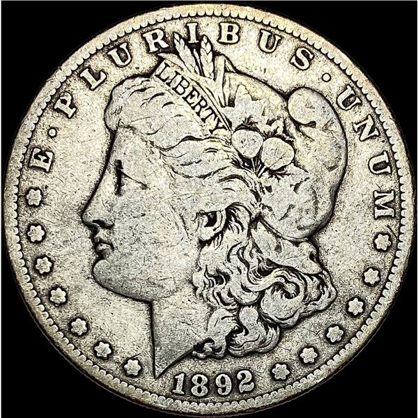 1892-S Silver Morgan Dollar LIGHTLY CIRCULATED