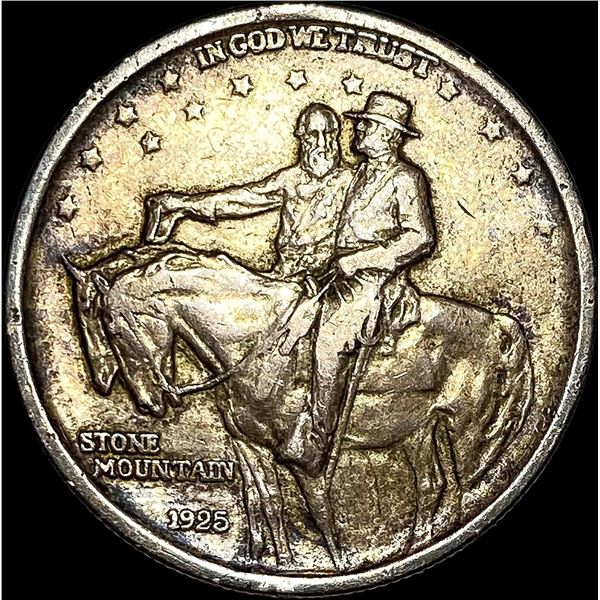 1925 Stone Mountain Silver Half Dollar CLOSELY UNCIRCULATED