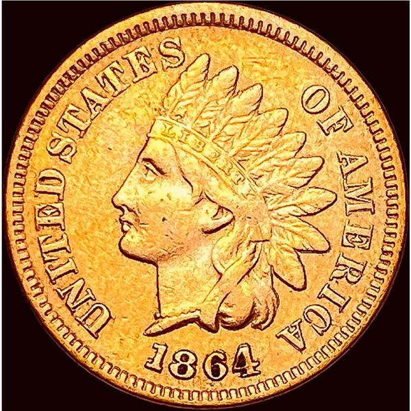 1864 L Red Bronze Indian Head Cent UNCIRCULATED