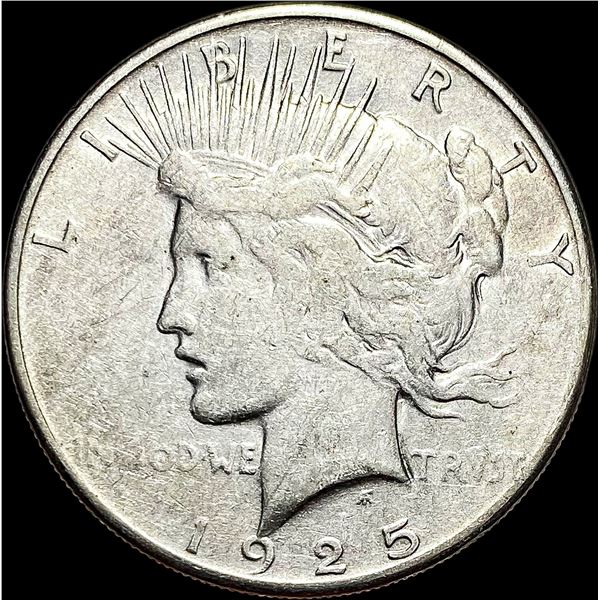 1925-S Silver Peace Dollar CLOSELY UNCIRCULATED