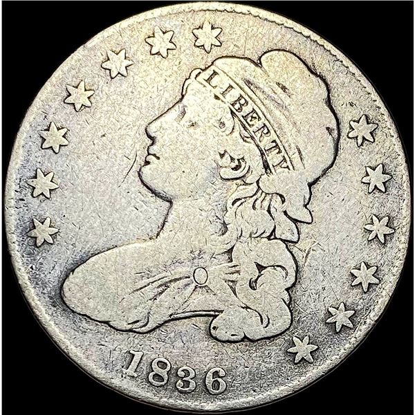 1836 Capped Bust Half Dollar NICELY CIRCULATED