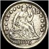 Image 1 : 1856 Lg. Date Seated Liberty Dime NEARLY UNCIRCULATED