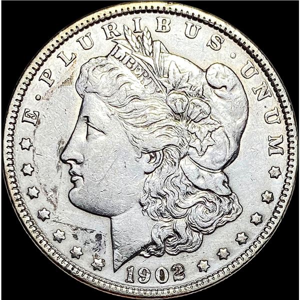 1902 Silver Morgan Dollar CLOSELY UNCIRCULATED