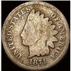 Image 1 : 1871 Indian Head Cent NICELY CIRCULATED