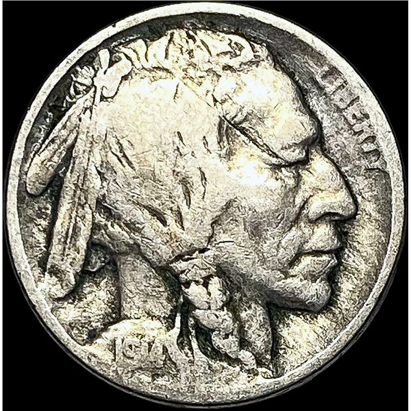 1914-D Buffalo Nickel NICELY CIRCULATED