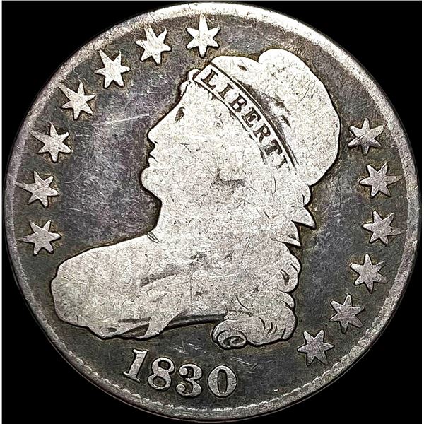 1830 Capped Bust Half Dollar NICELY CIRCULATED