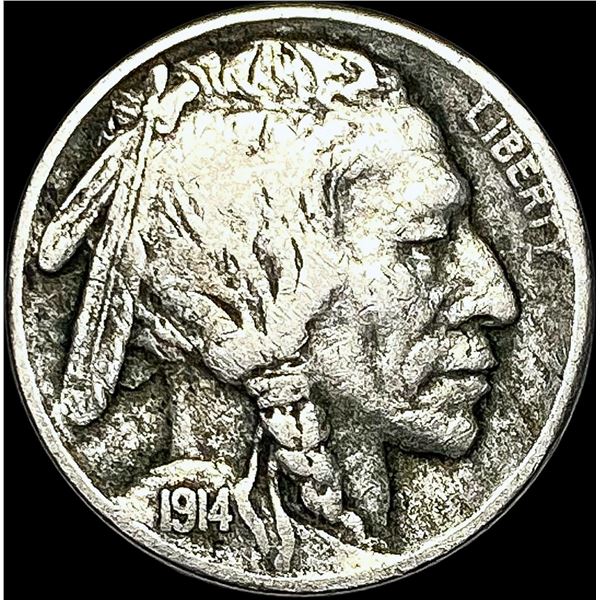 1914-S Buffalo Nickel LIGHTLY CIRCULATED