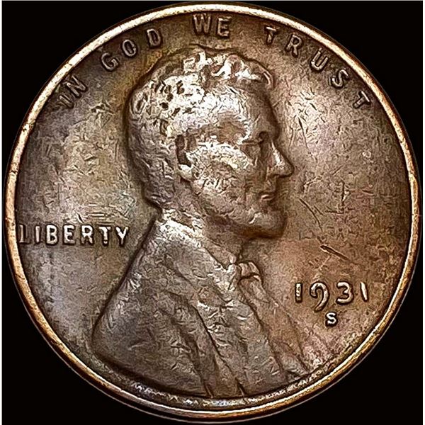 1931-S Lincoln Wheat Cent NICELY CIRCULATED