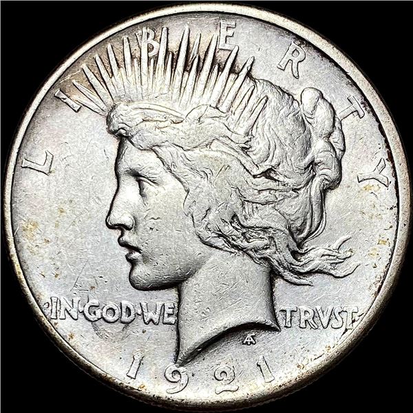1921 Silver Peace Dollar CLOSELY UNCIRCULATED