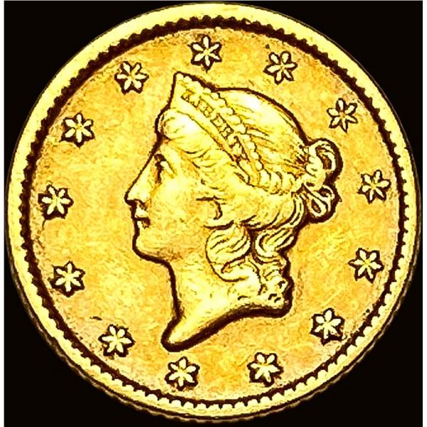 1851 Gold $1 Liberty Head LIGHTLY CIRCULATED