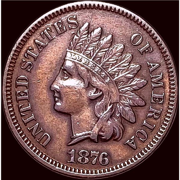 1876 Indian Head Cent CLOSELY UNCIRCULATED