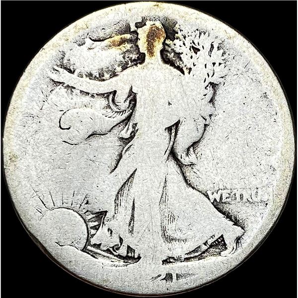 1921-S Silver Walking Liberty Half Dollar NICELY CIRCULATED