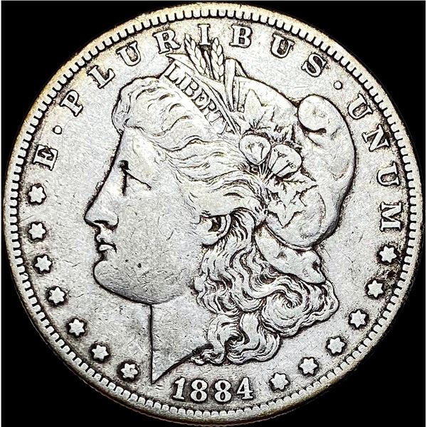 1884-S Morgan Silver Dollar NEARLY UNCIRCULATED