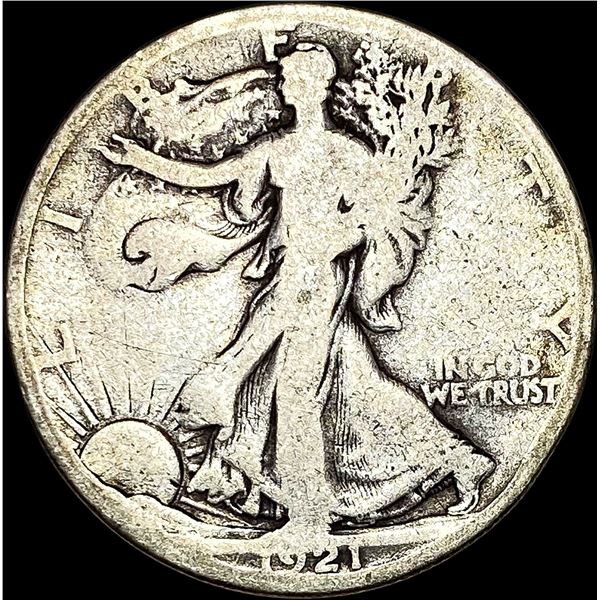 1921-S Walking Liberty Half Dollar NICELY CIRCULATED