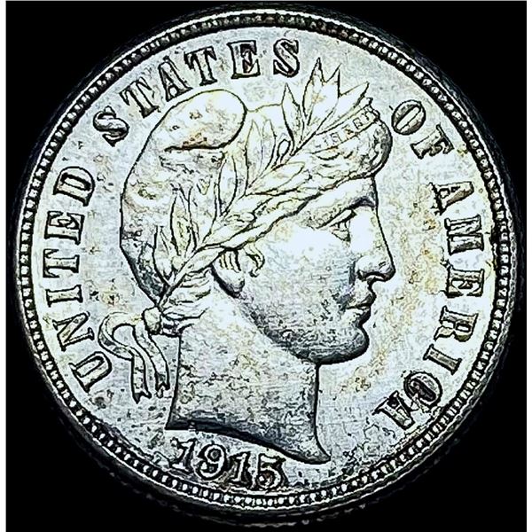 1915 Silver Barber Dime CHOICE BU