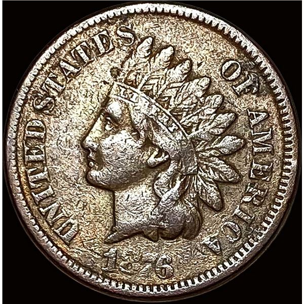 1876 Indian Head Cent LIGHTLY CIRCULATED