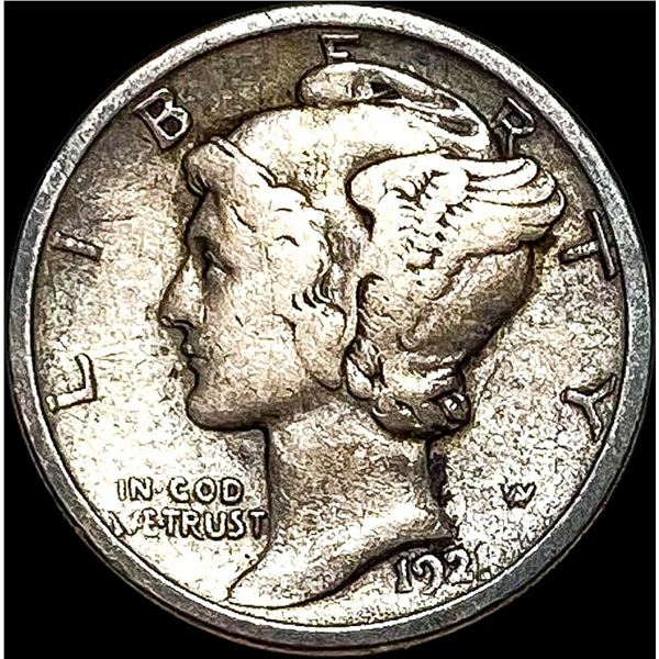 1921-D Silver Mercury Dime NICELY CIRCULATED
