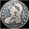 Image 1 : 1831 Silver Capped Bust Half Dollar NICELY CIRCULATED