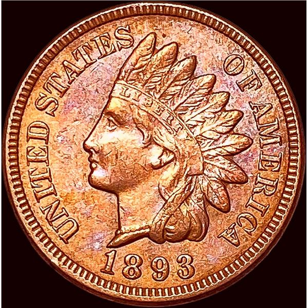 1893 Red Indian Head Cent UNCIRCULATED